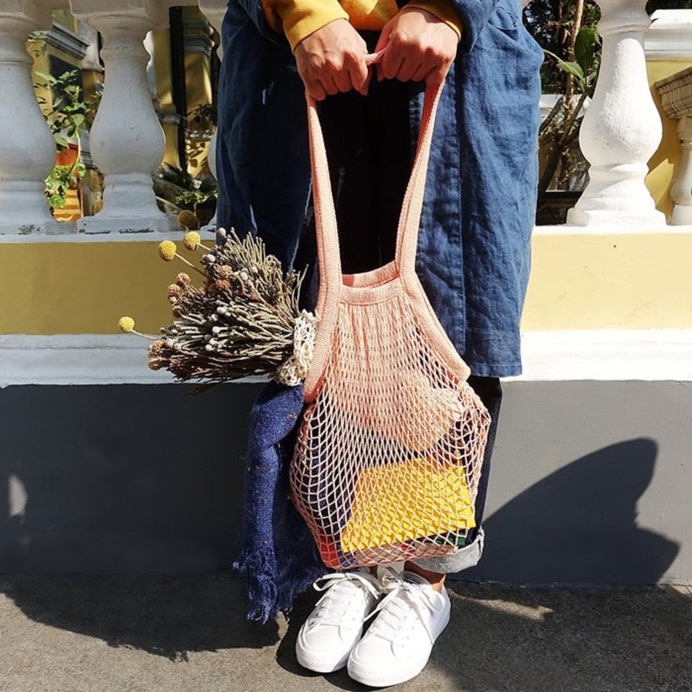 Knitted net bag - Picture 5 of 8